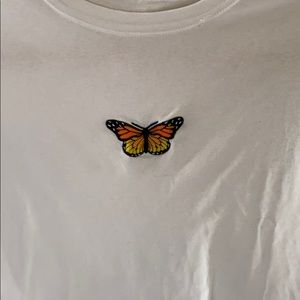 white brandy melville top